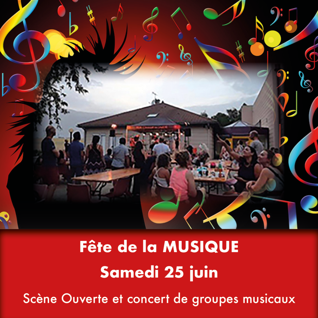 fête de la musique à Champagnier samedi 25 juin 2022
